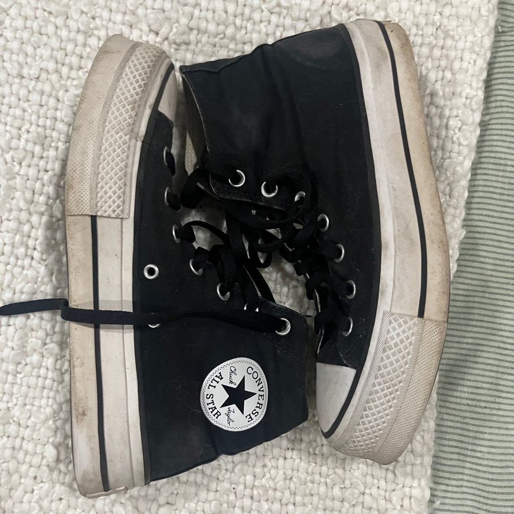 Converse platform high tops